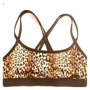 VS PINK cheetah sports bra